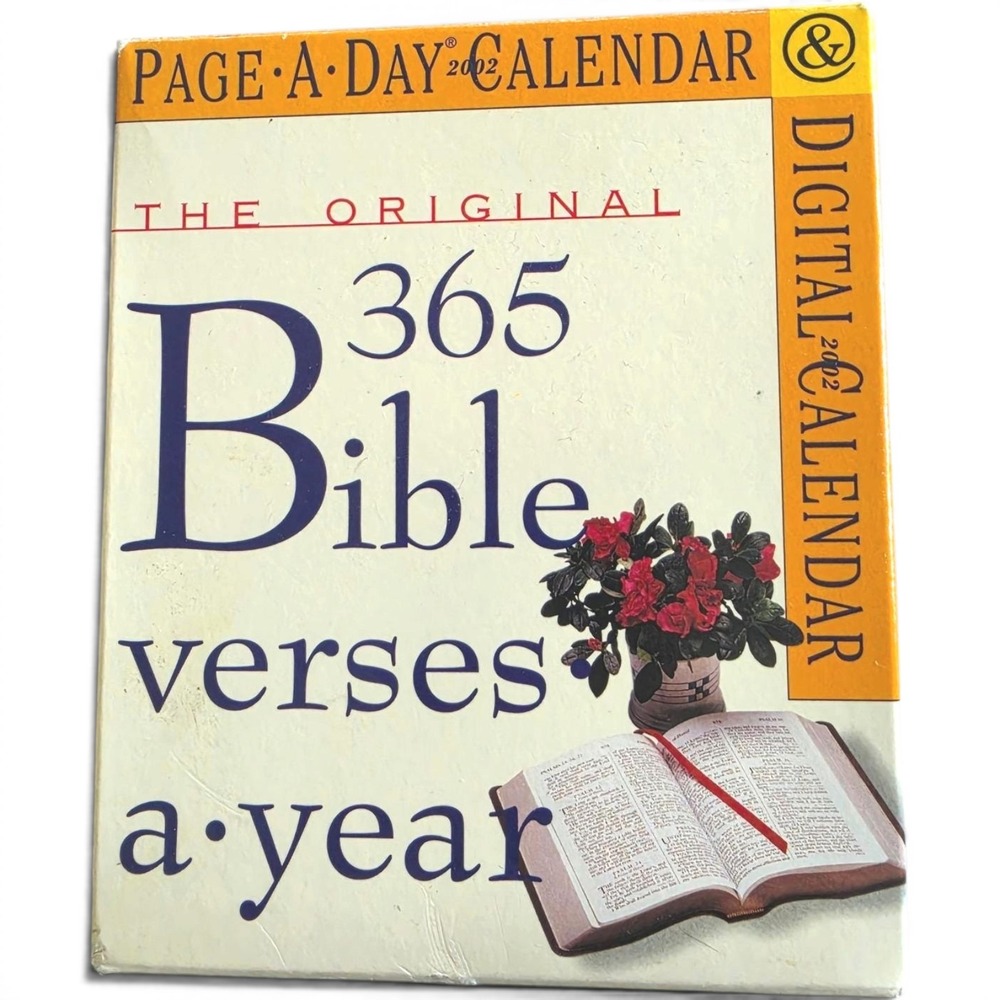 Vintage 2002 Page-A-Day Calendar 365 Bible Verses A Year Workman Publishing